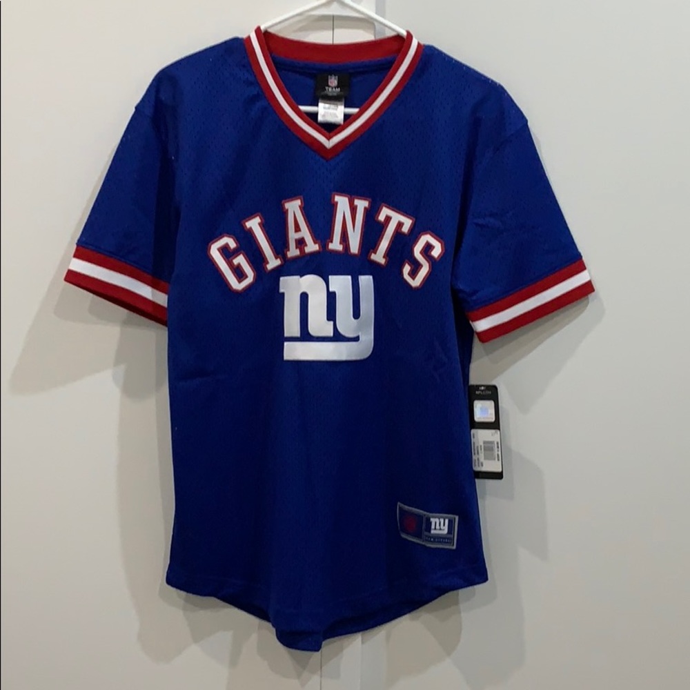 Boys Youth NFL GIANTS Mesh Jersey Sz L